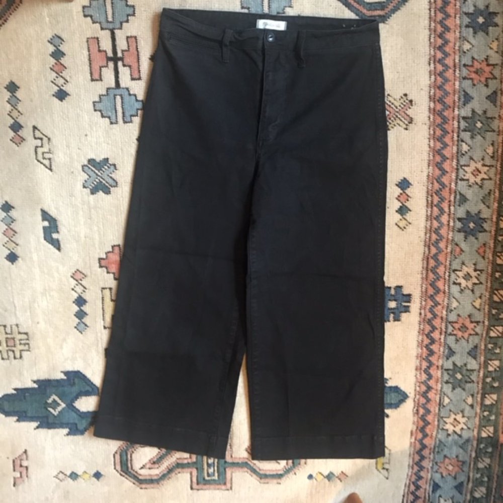 Madewell Emmett Wide-Leg Crop Size 31